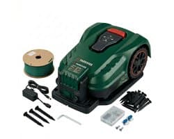 Robotmaaier 20V - Gazonoppervlakte: max. 250 m² - Hellingshoek: max. 15° - Bediening: LED